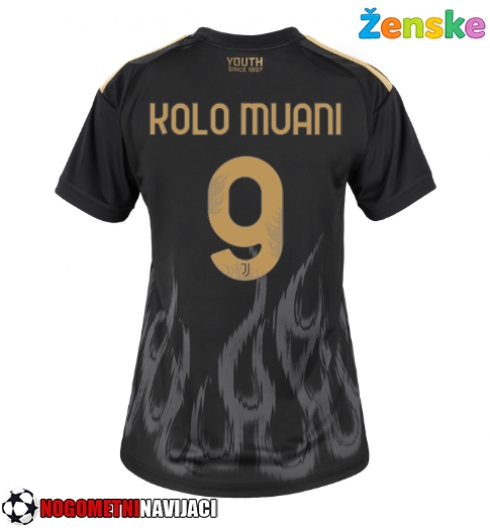 Ženske Nogometnih dresov Juventus Randal Kolo Muani #9 Tretji 2026-27 Kratki rokavi Ženske Nogometnih dresov Juventus Randal Kolo Muani #9 Tretji 2026-27 Kratki rokavi
